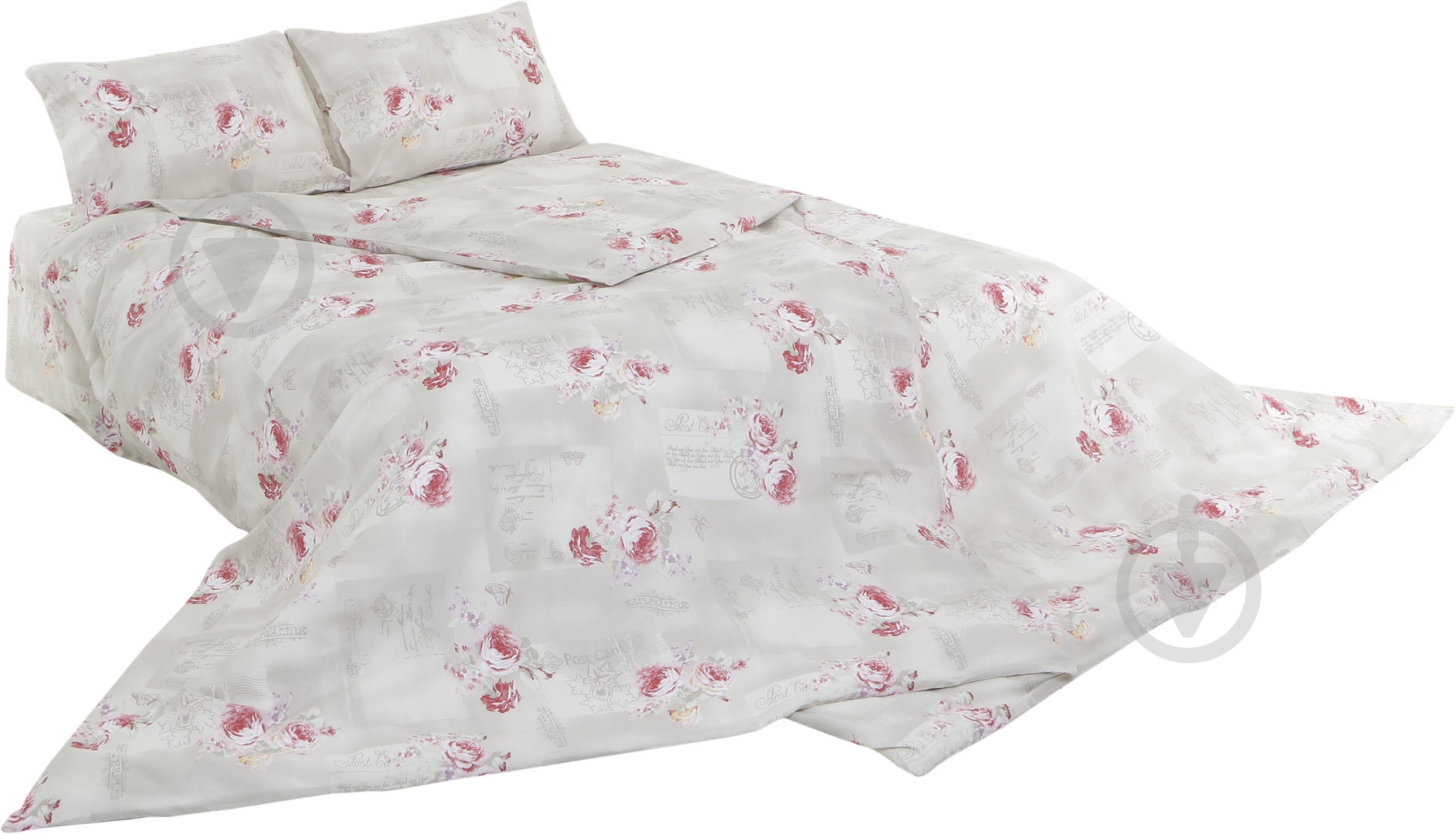 Комплект постельного белья Mark семейный серый UP! (Underprice) - фото 1