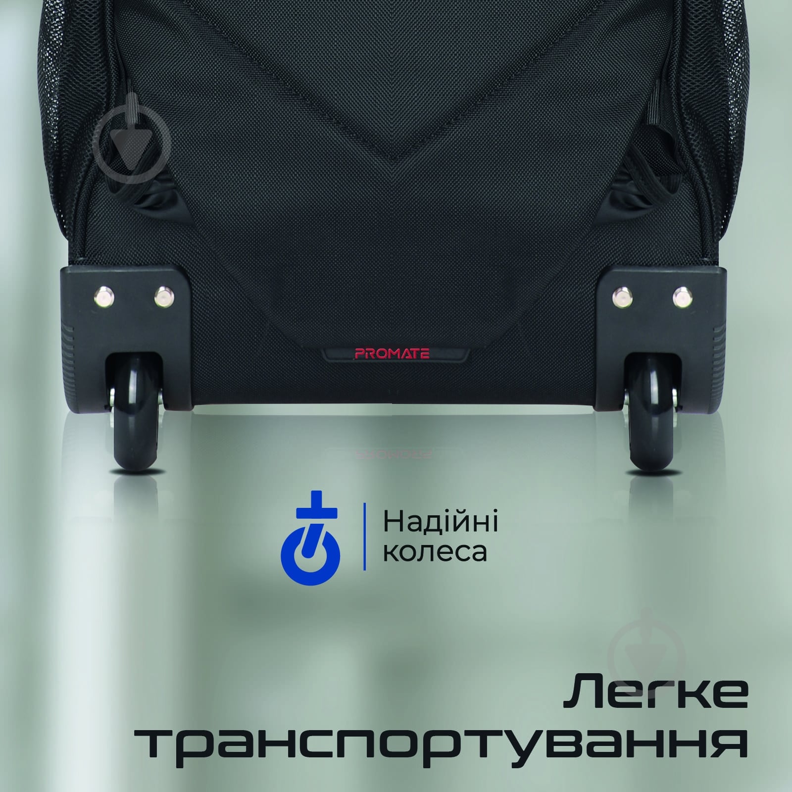 Рюкзак для ноутбука Promate 15.6" black (compact-tr) - фото 2