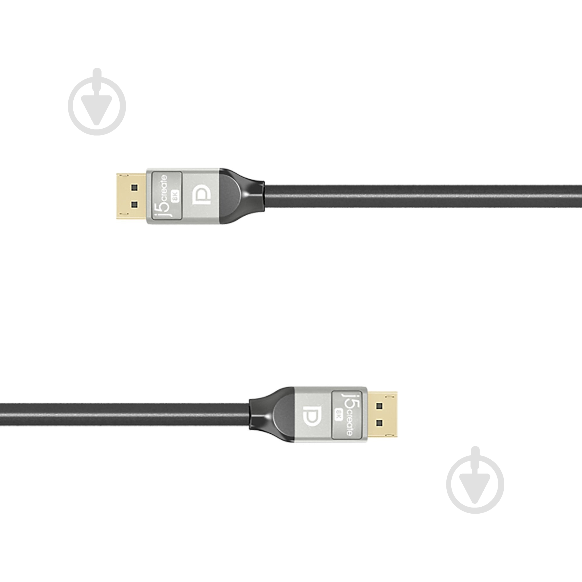 Кабель J5Create DisplayPort V1.4, 8K 60Hz 2 м black (JDC43-N) - фото 1 Кабель J5Create DisplayPort V1.4, 8K 60Hz 2 м black (JDC43-N) - фото 1