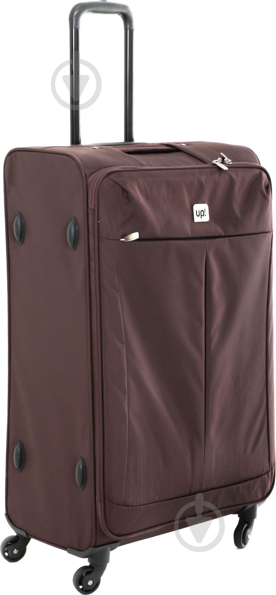 Чемодан UP! (Underprice) 50 л коричневый 1124NC 60x41x20 см - фото 1