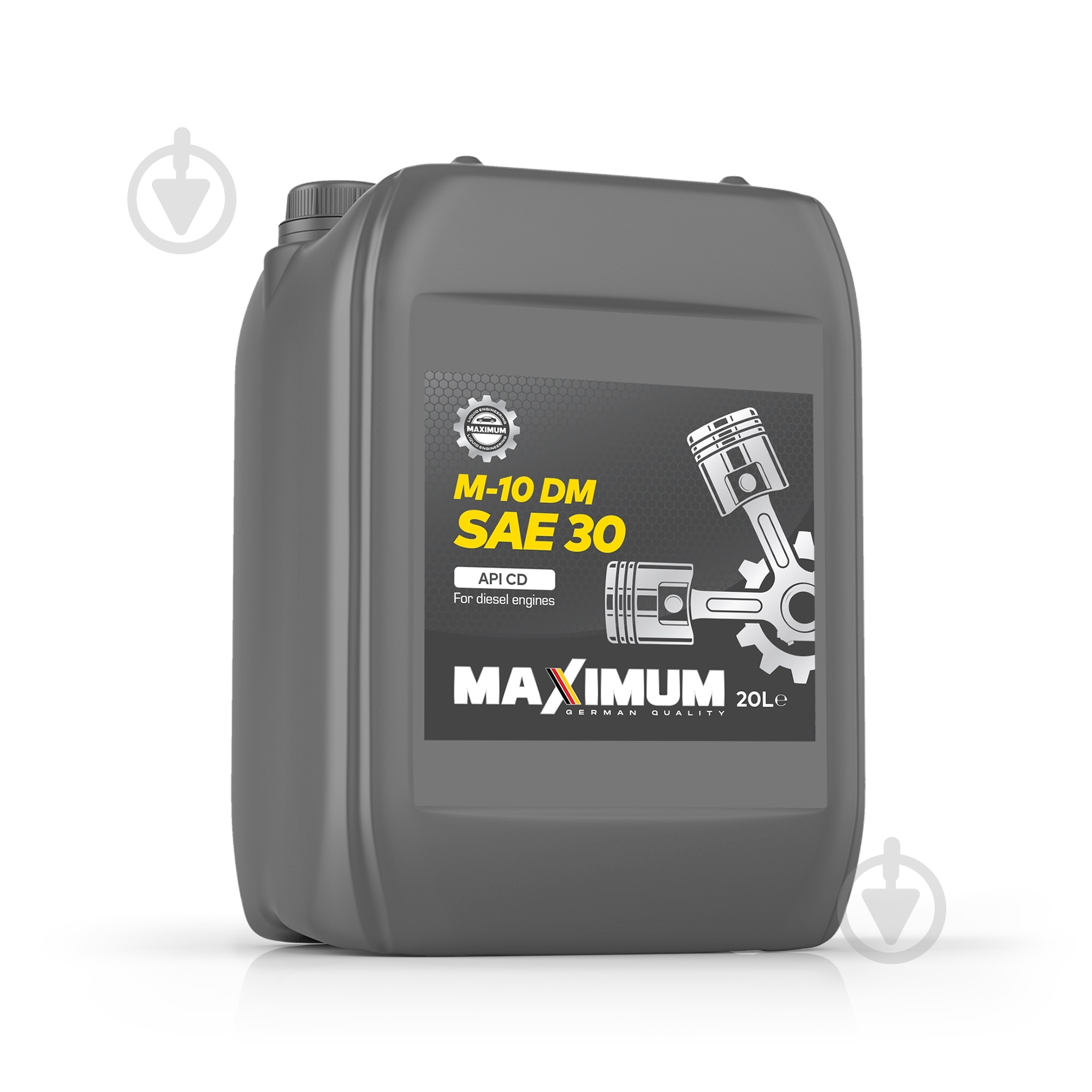 Моторное масло минеральное Maximum М-10ДМ SAE 30 20 л - фото 1