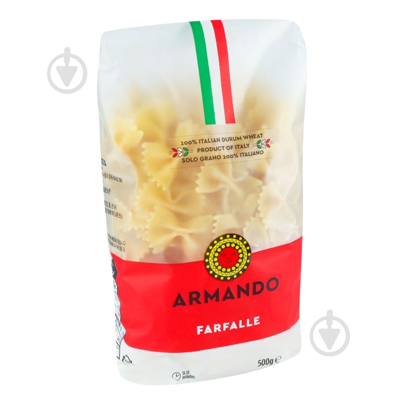 Макарони Armando Farfalle 500 г - фото 2