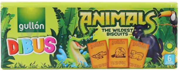 Печенье Gullon DIBUS Animals 200 г - фото 2 Печенье Gullon DIBUS Animals 200 г - фото 2