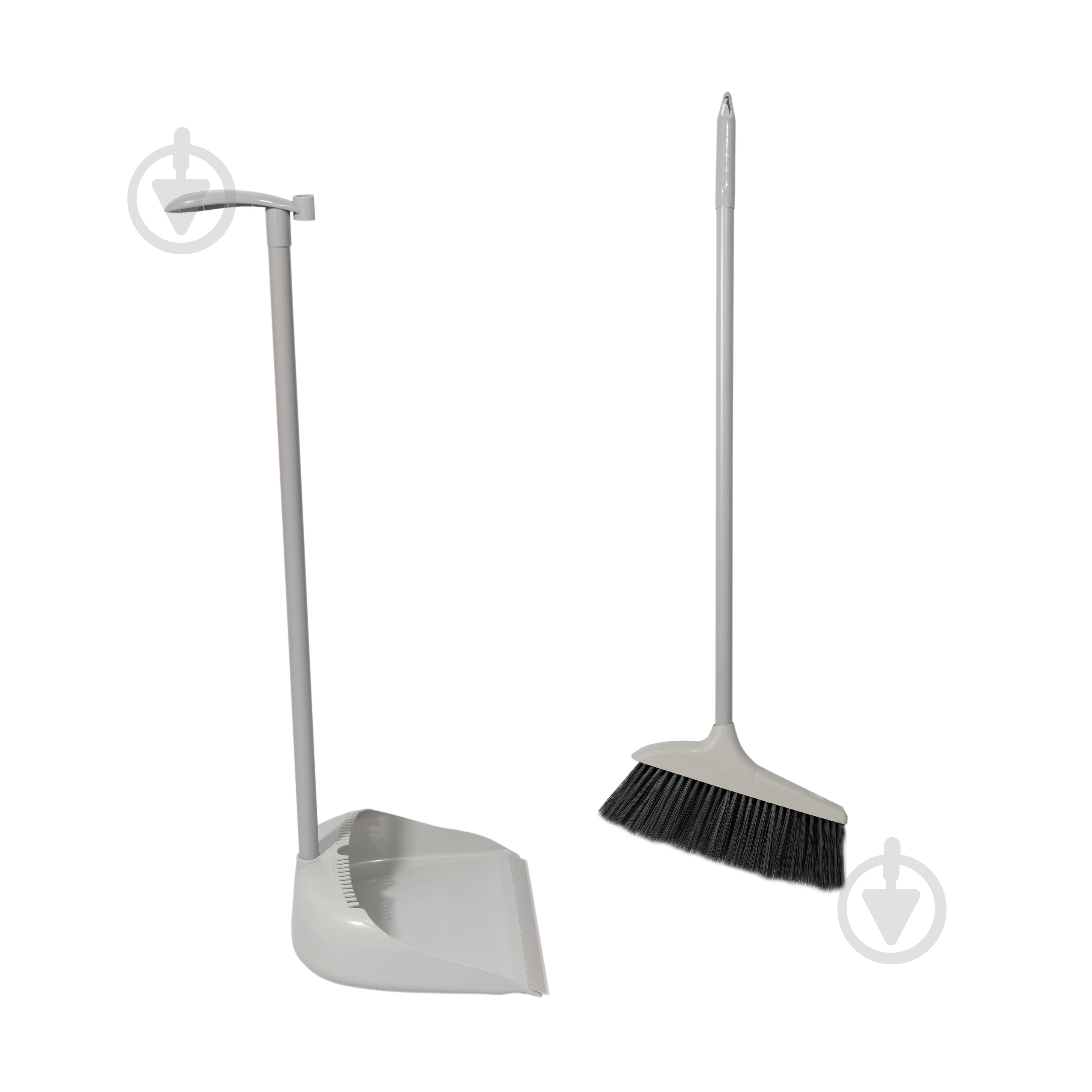 Совок зі щіткою KL-137 Kornel 70 см сірий 1704205008630 - фото 3 Совок зі щіткою KL-137 Kornel 70 см сірий 1704205008630 - фото 3