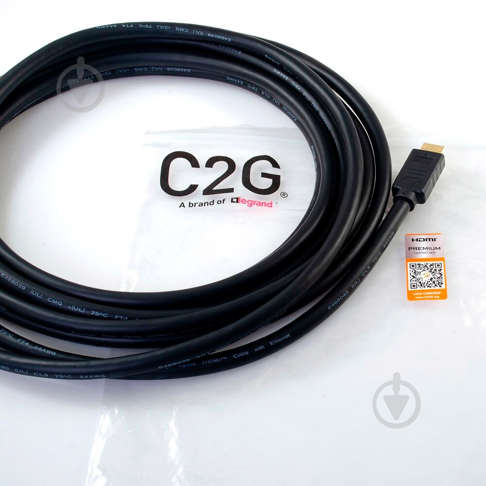 Кабель C2G HDMI 5 м черный (CG80987) - фото 4