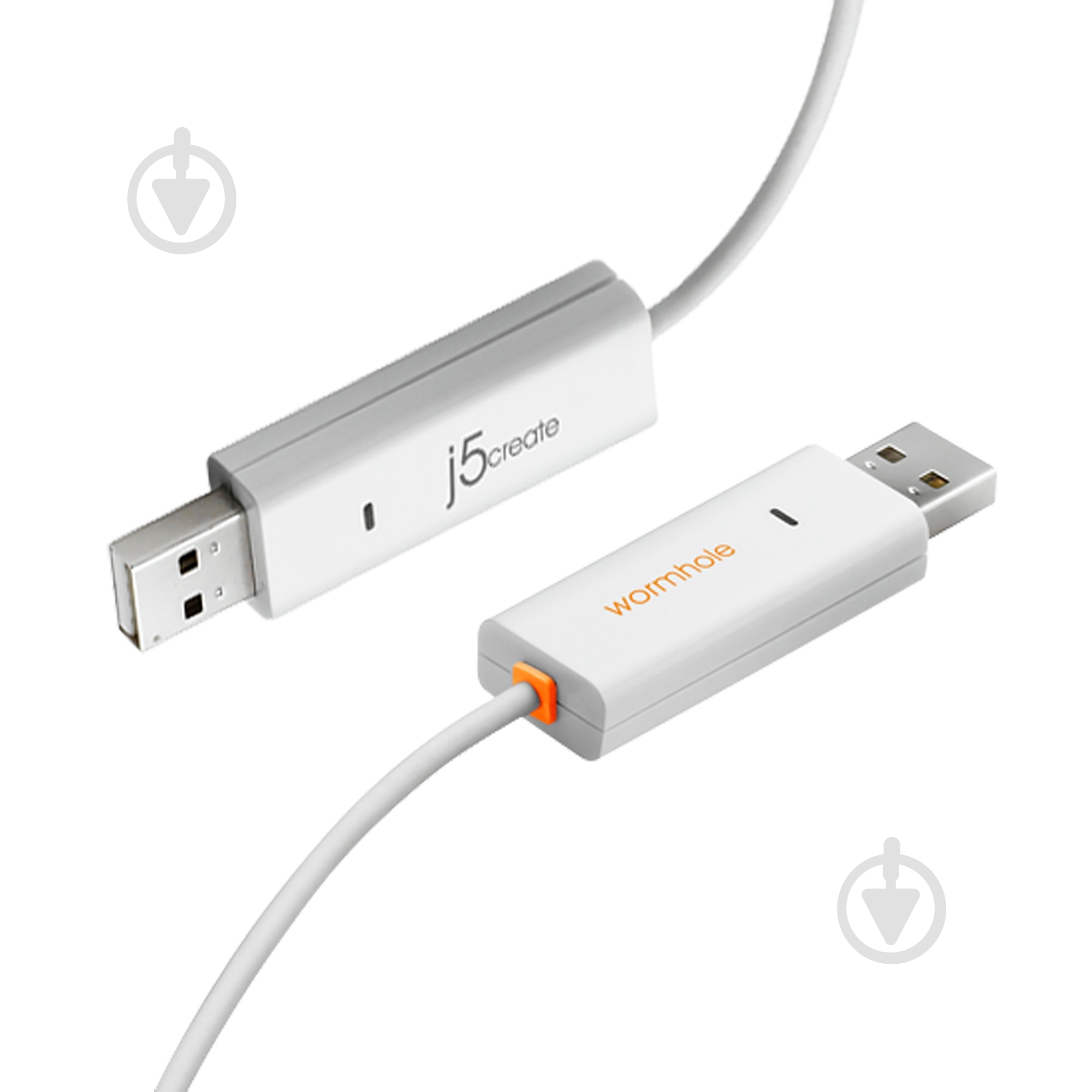 Адаптер USB-A/USB-A, Windows & Mac 1,8 м white (JUC400-N) - фото 2