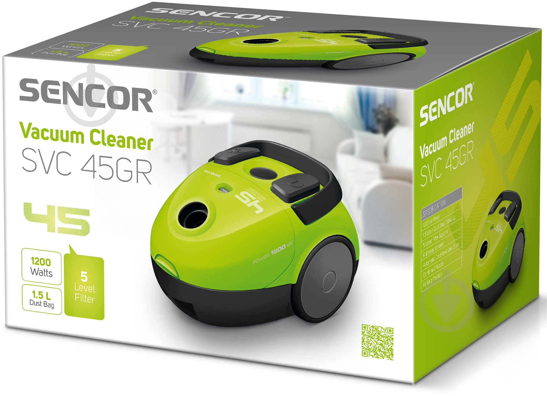 Пылесос Sencor SVC45GR - фото 17
