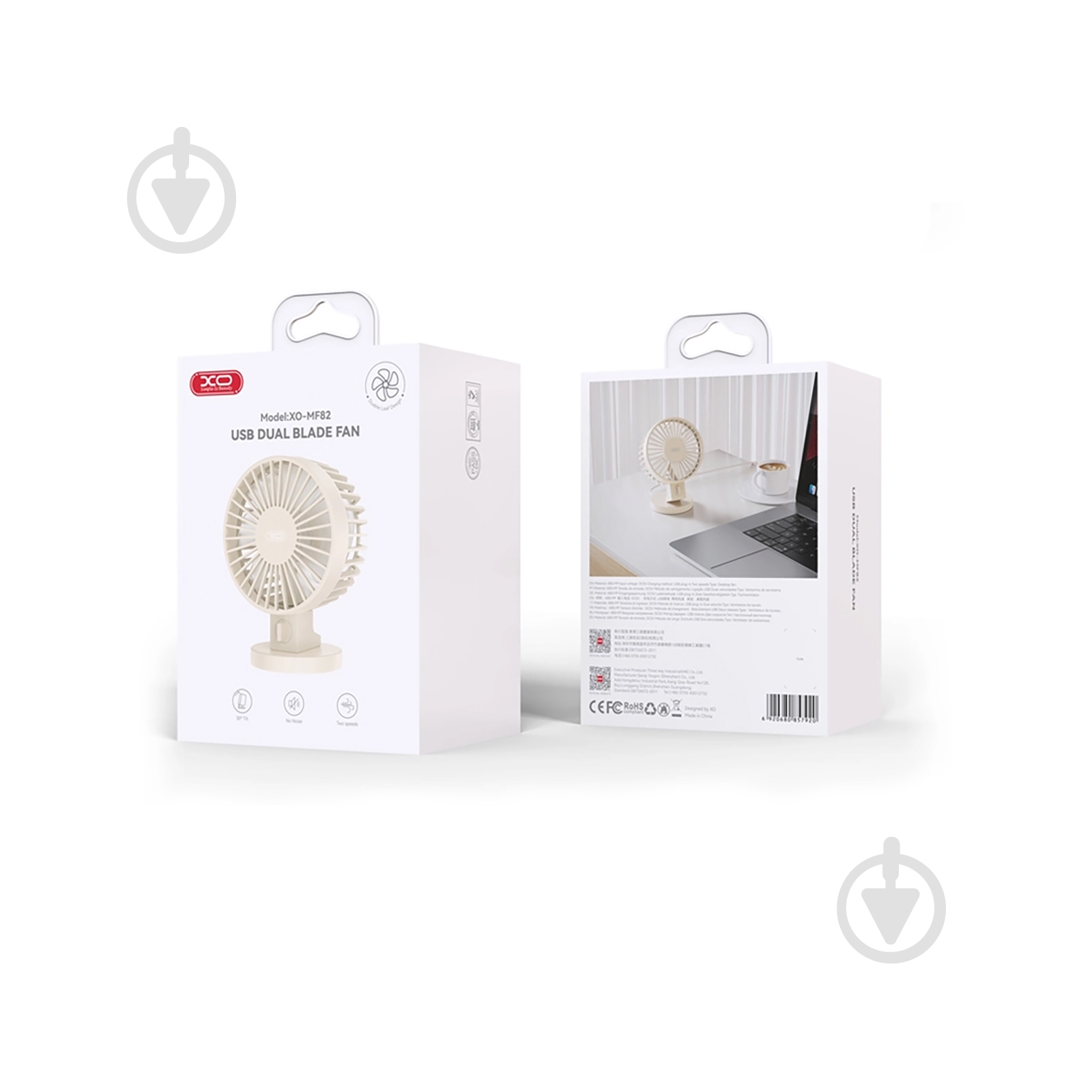 Вентилятор Xo MF82 beige - фото 4