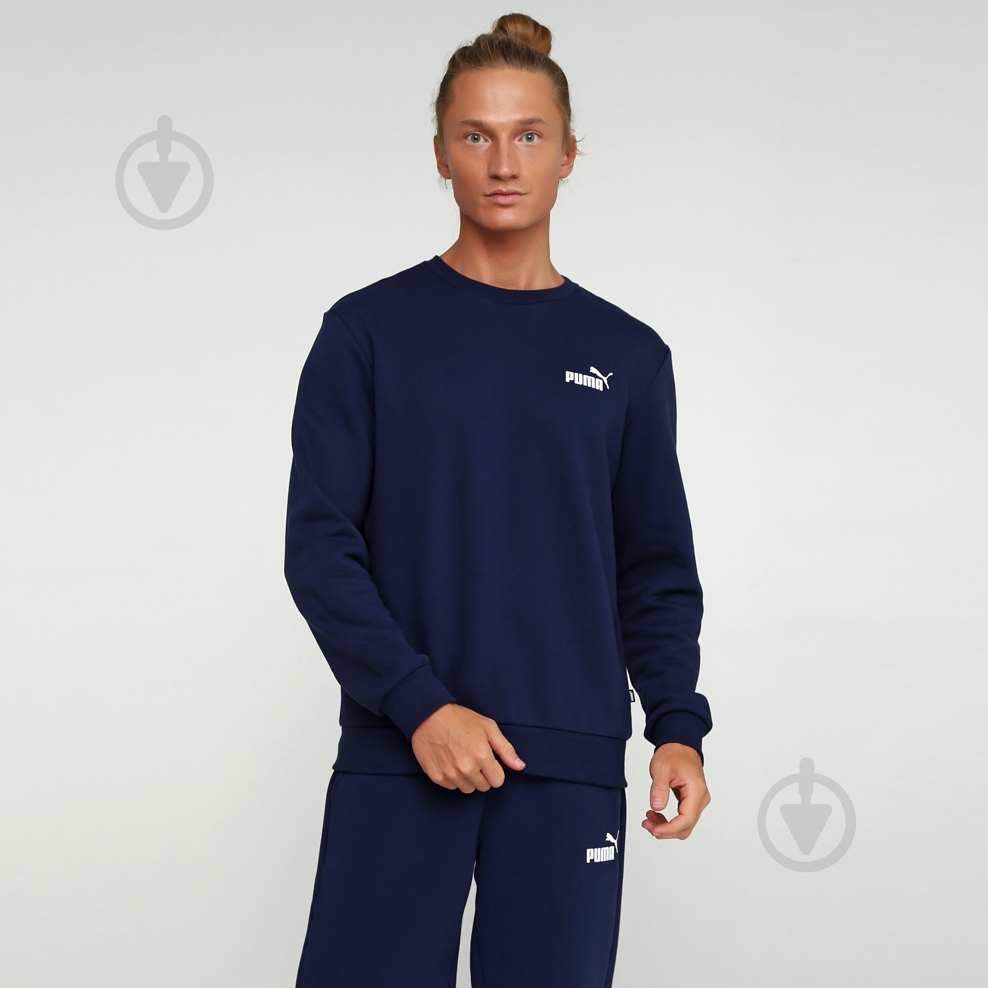 Джемпер Puma ESS LOGO CREW SWEAT FL MEDIUM 851748-06 р.XL синий - фото 1