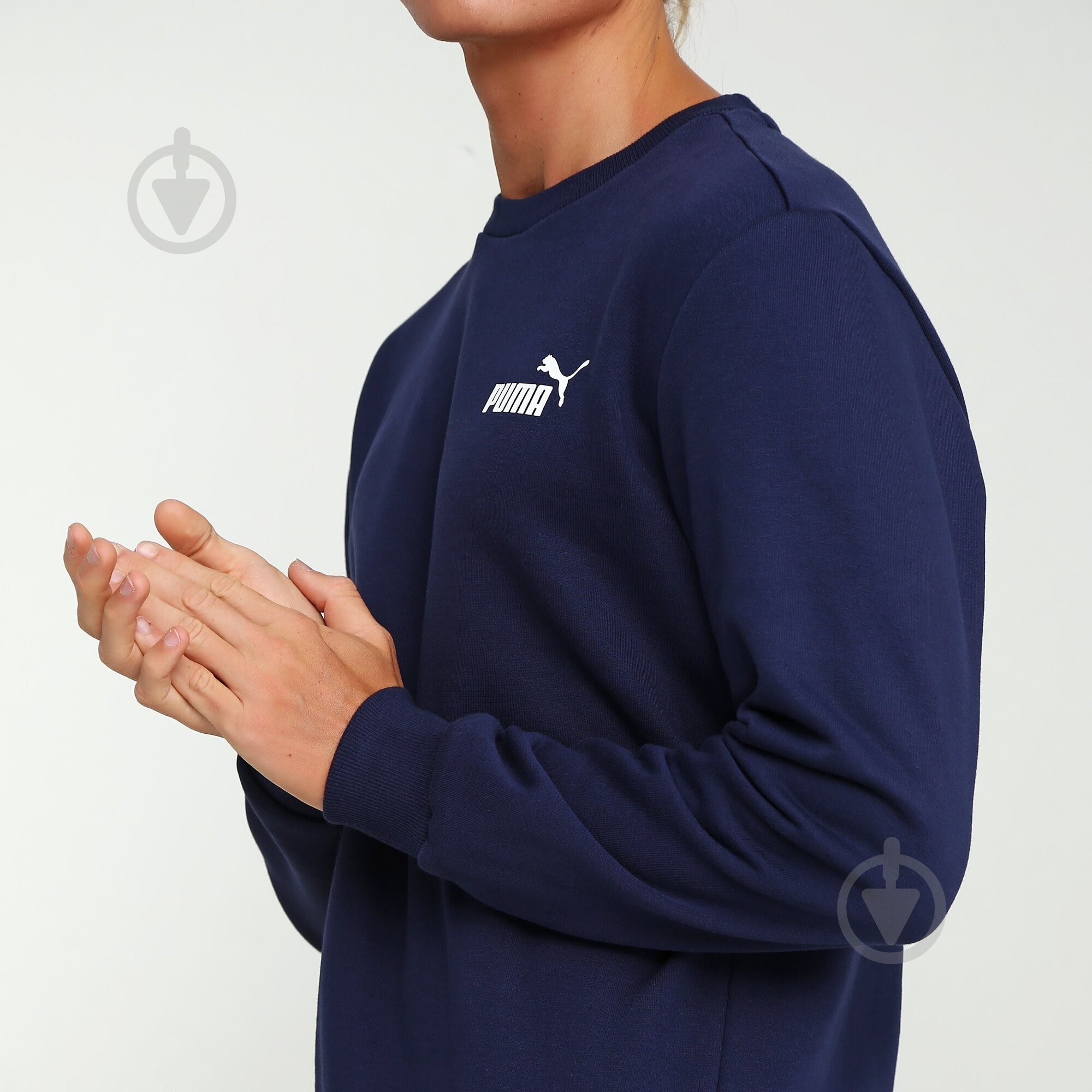 Джемпер Puma ESS LOGO CREW SWEAT FL MEDIUM 851748-06 р.XL синий - фото 4