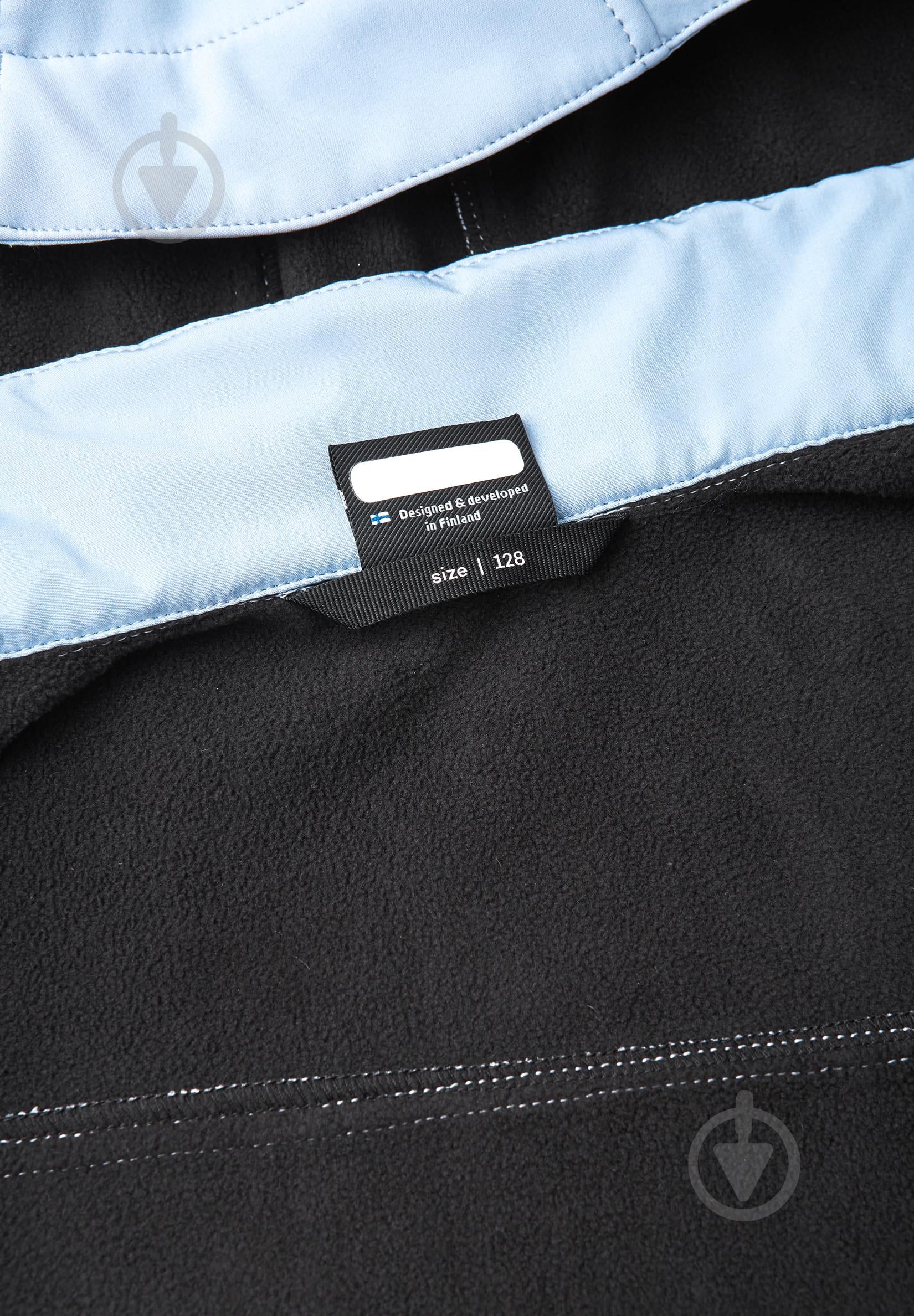 Куртка для девочек Reima Softshell Espoo р.116 синий 531564-9520 - фото 6