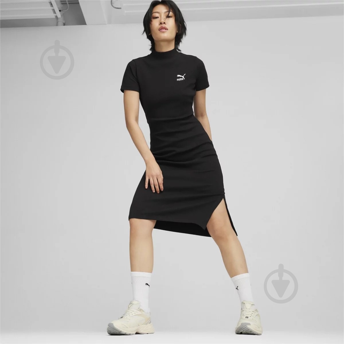 Сукня Puma Classics Ribbed 624256-01 р.M чорний - фото 5