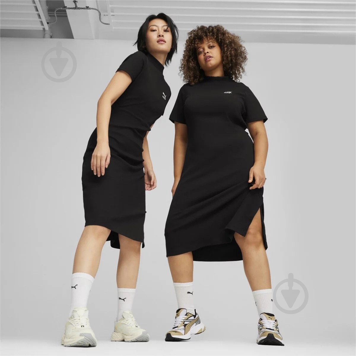Платье Puma Classics Ribbed 624256-01 р.L черный - фото 1