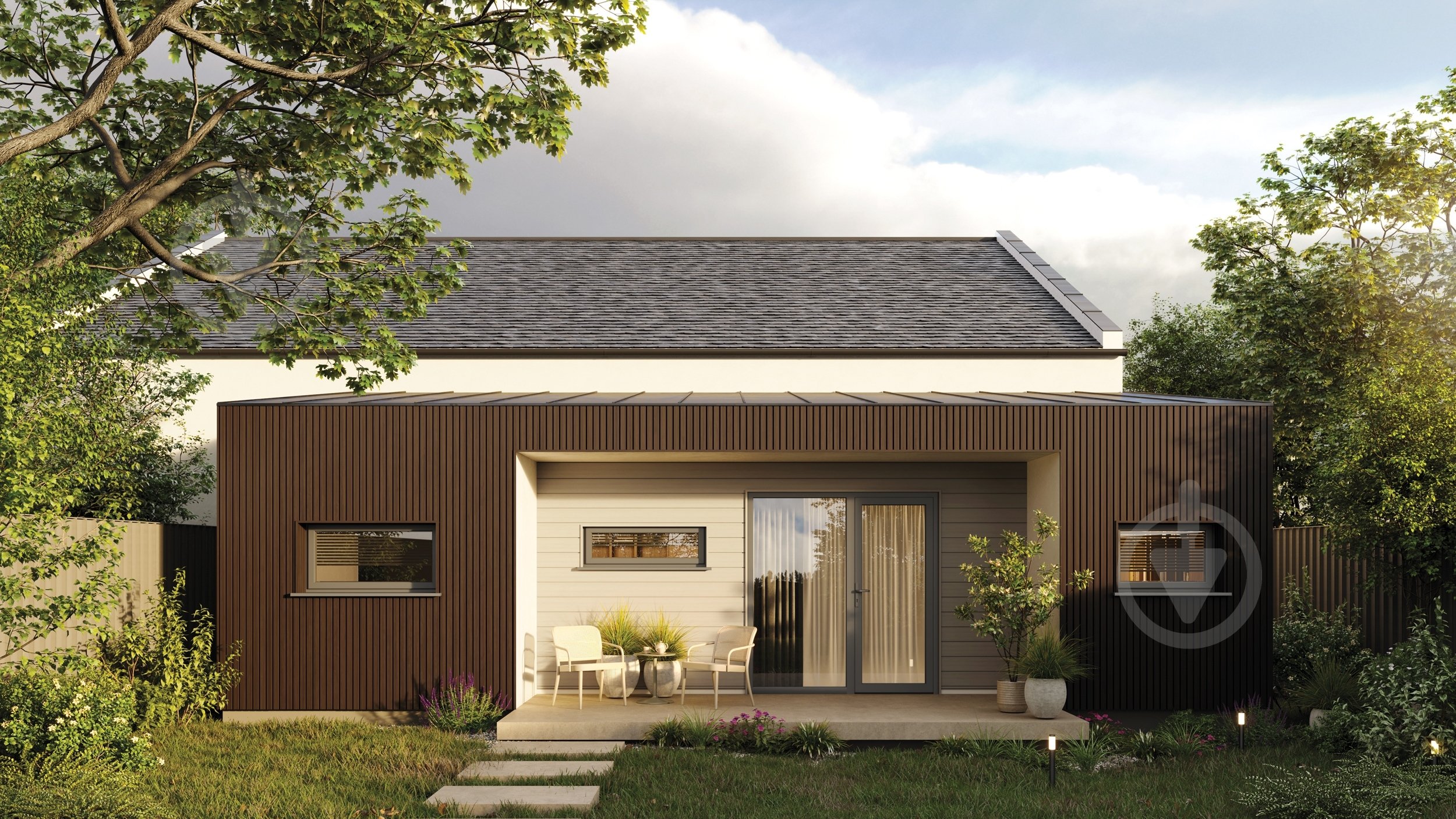 Сайдинг Vilo™ 2,95x0,25 м 0,7375 кв.м горіх V-Black SVP-06 - фото 3