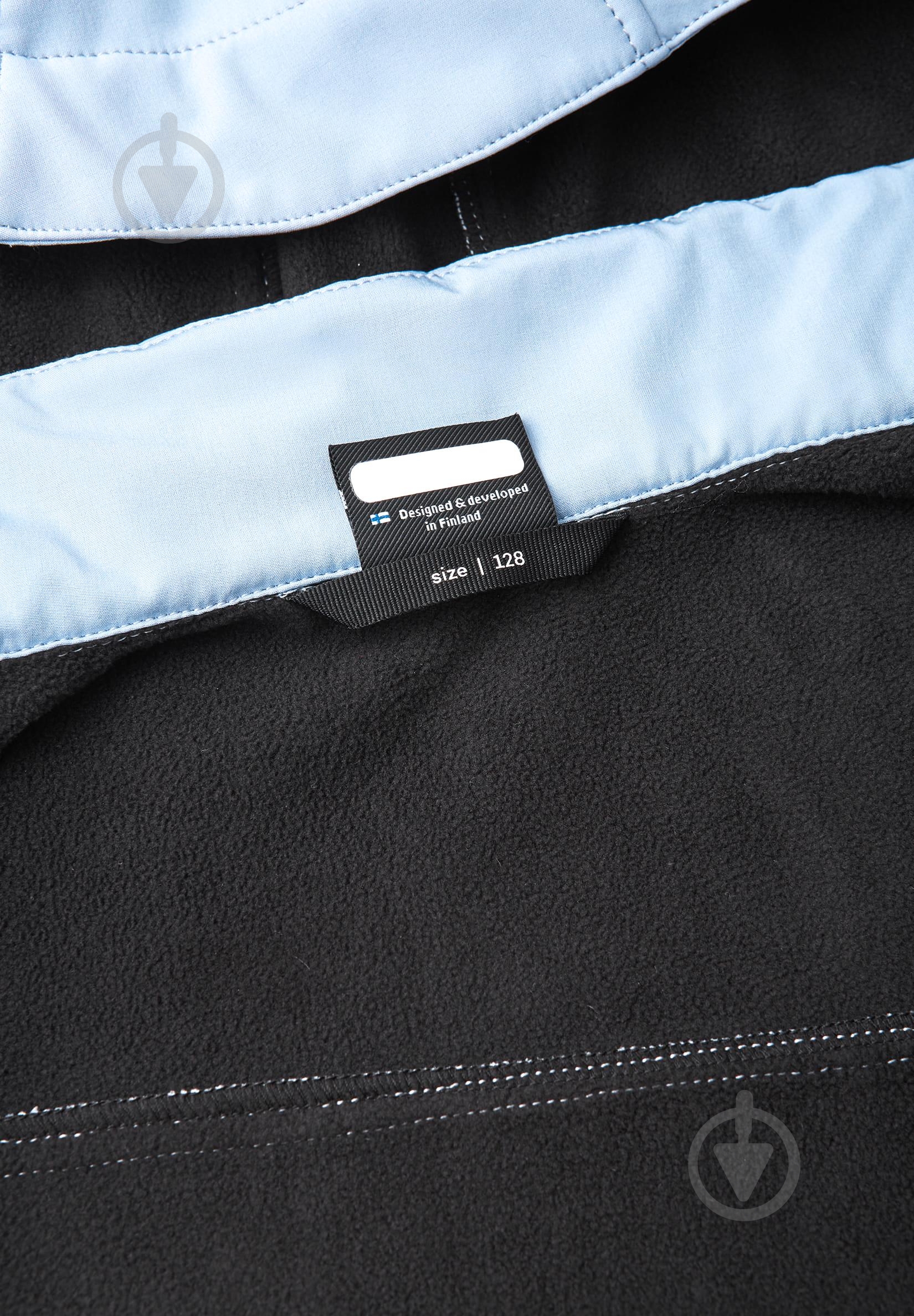 Куртка для девочек Reima Softshell Espoo р.122 синий 531564-9520 - фото 6
