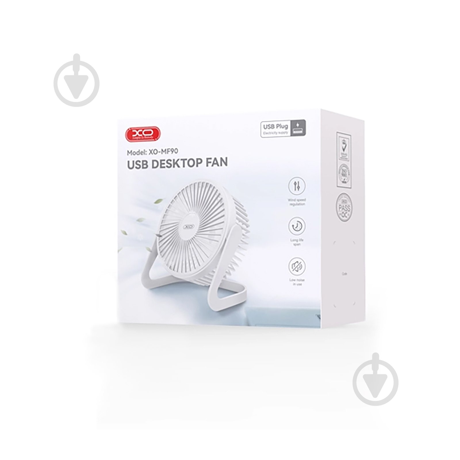 Вентилятор Xo MF90 white - фото 3