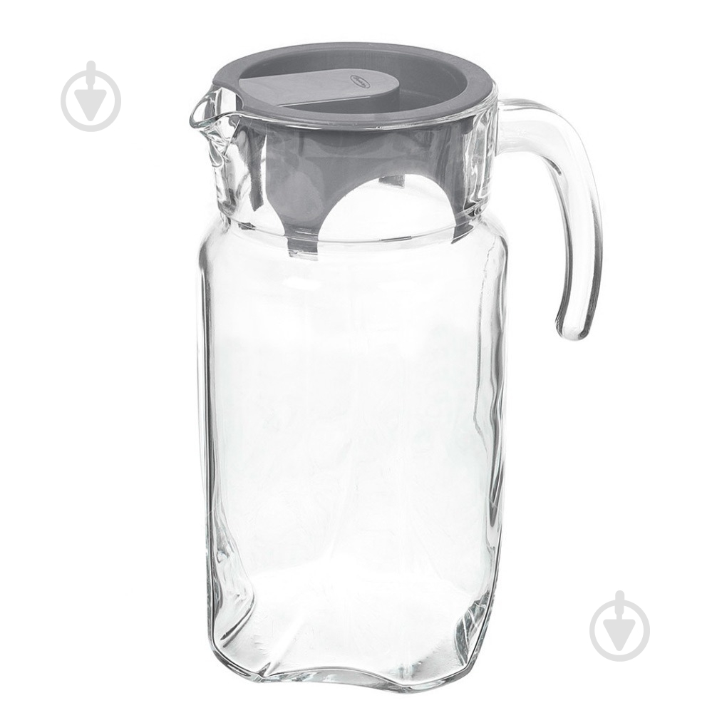 Кувшин Pasabahce Luna с серой крышкой 1,75 л - фото 1 Кувшин Pasabahce Luna с серой крышкой 1,75 л - фото 1