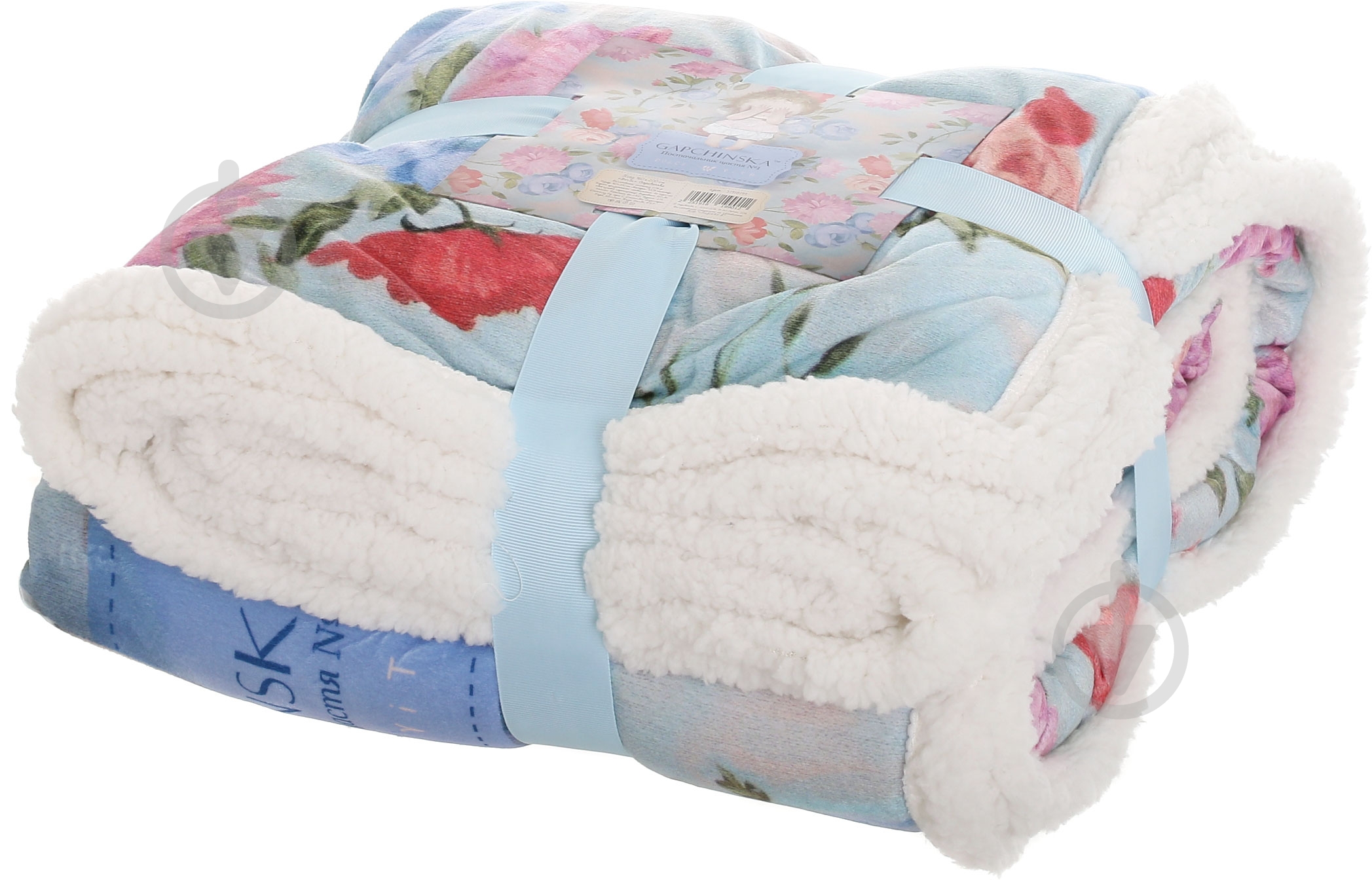 Плед Ангел 160x200 см голубой Gapchinska - фото 4