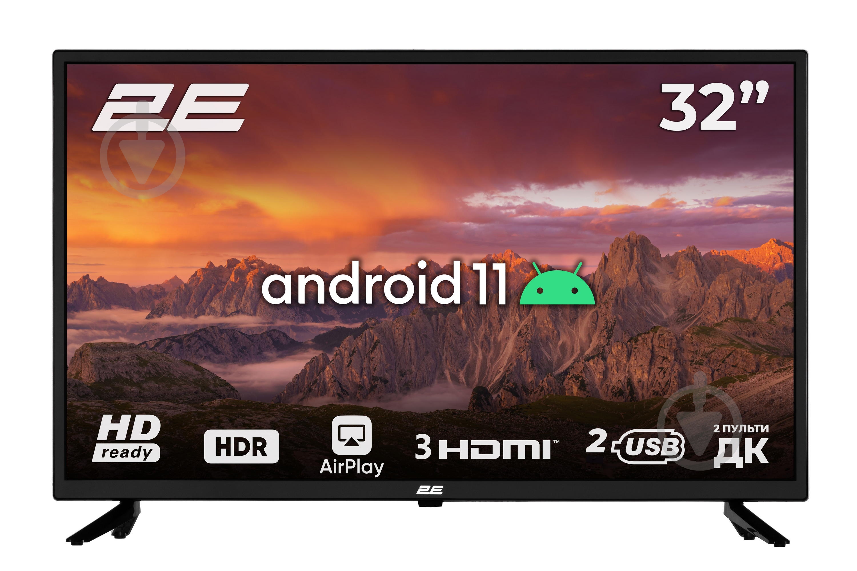Телевізор 2E 2E-32A06K - фото 1