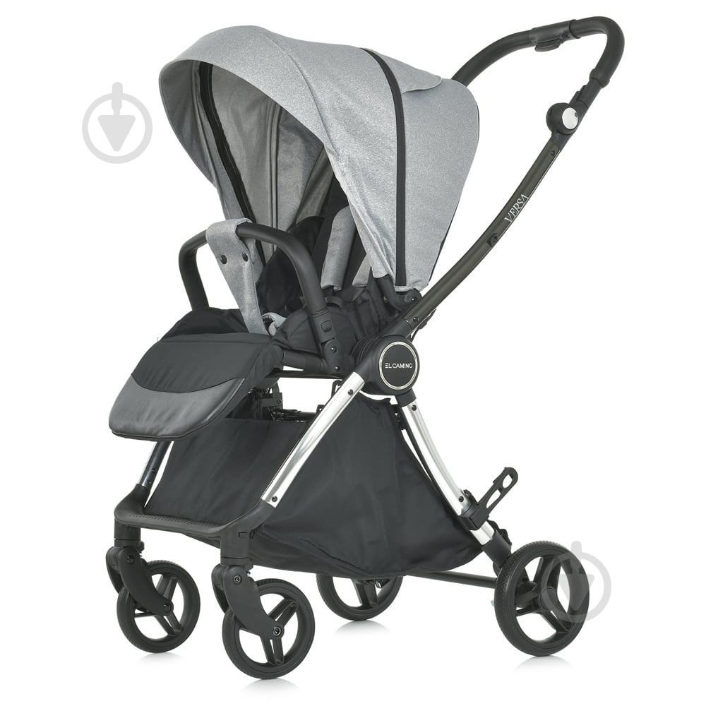Коляска прогулочная El Camino ME 1078 Melange Gray - фото 1