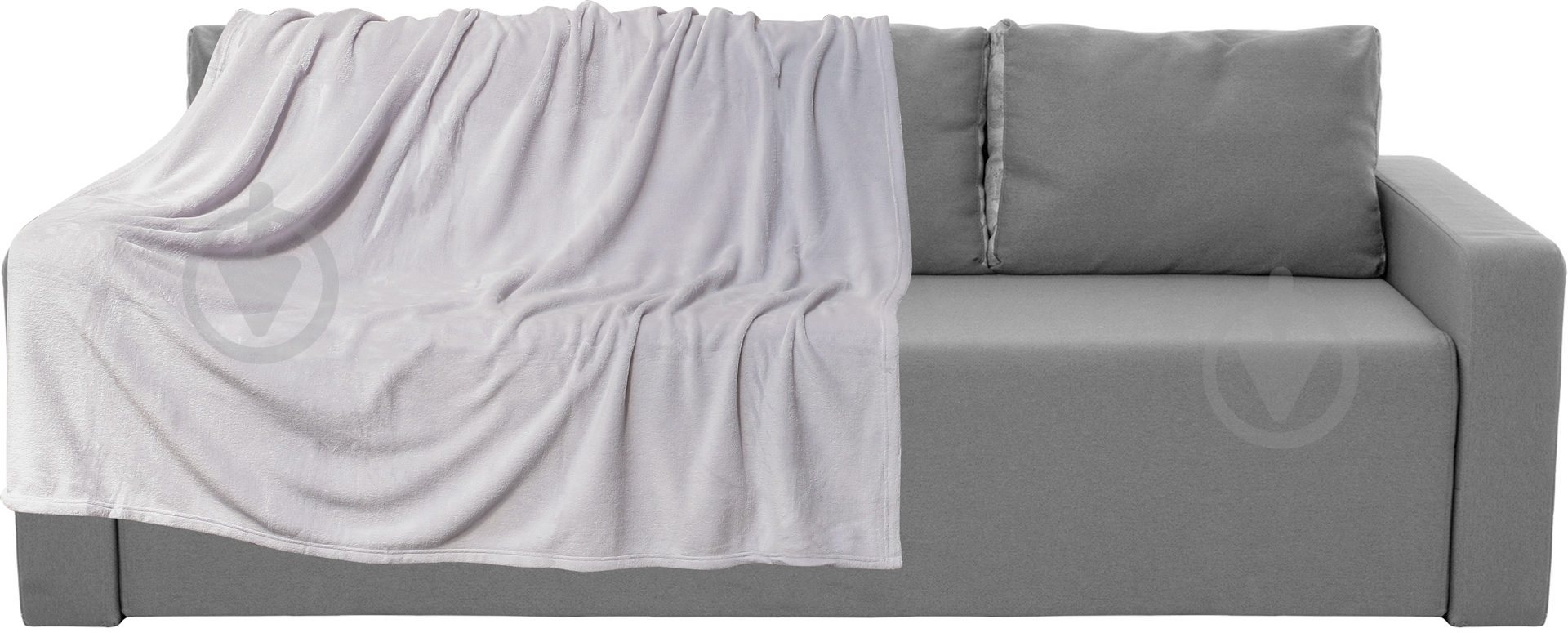 Плед Гортензия 220x200 см серый Underprice - фото 1