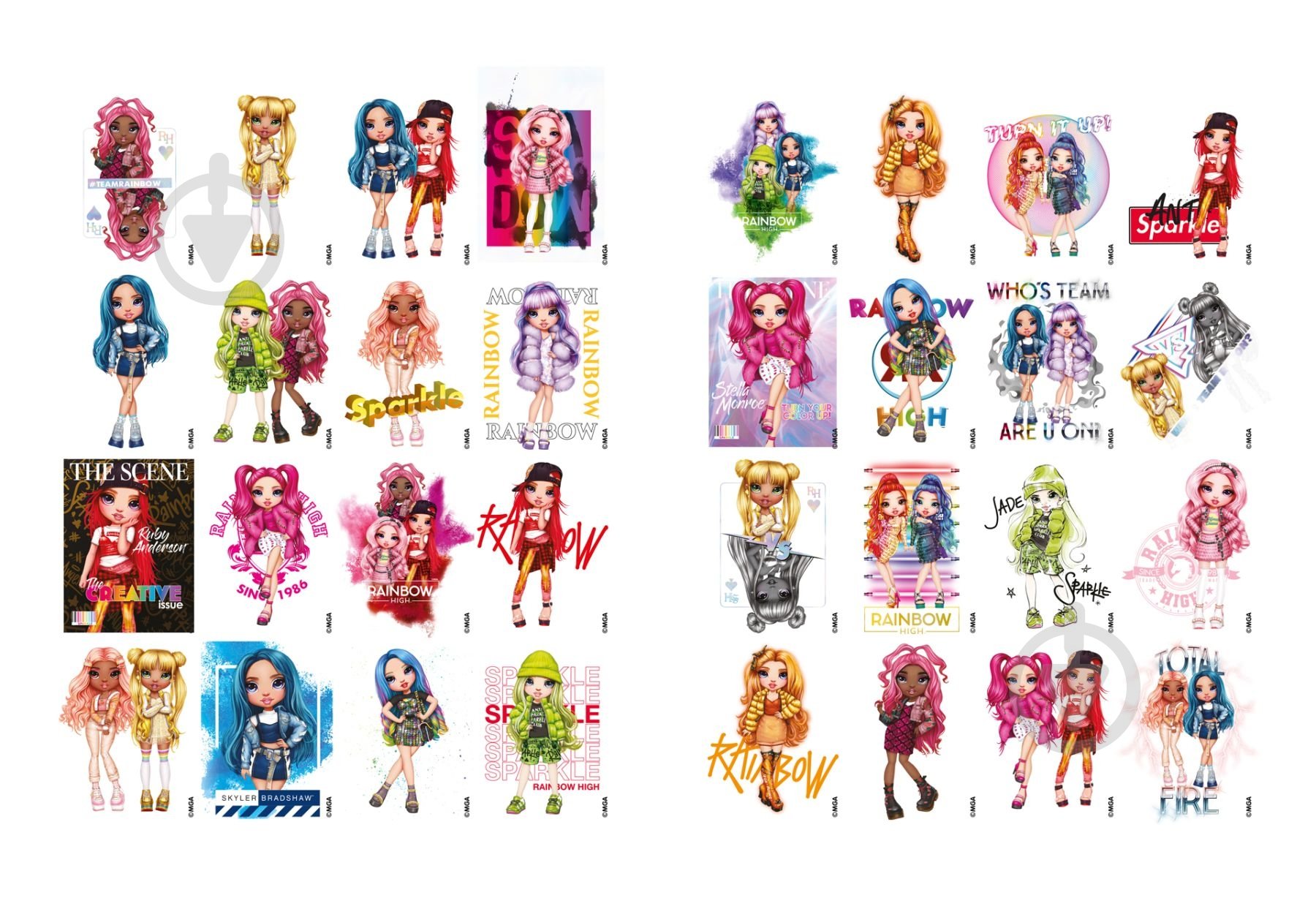 Книга-розмальовка «The creative Rainbow» - фото 2