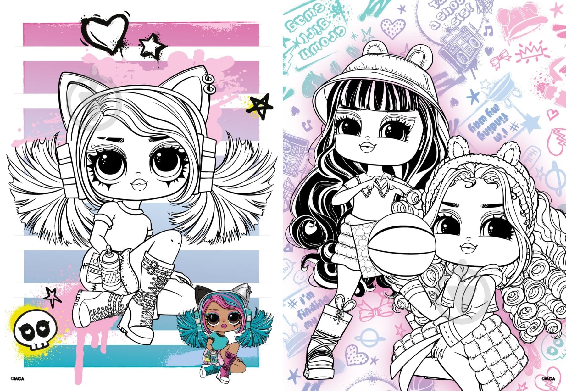 Книга-розмальовка «Skate Dance Tweens» - фото 3