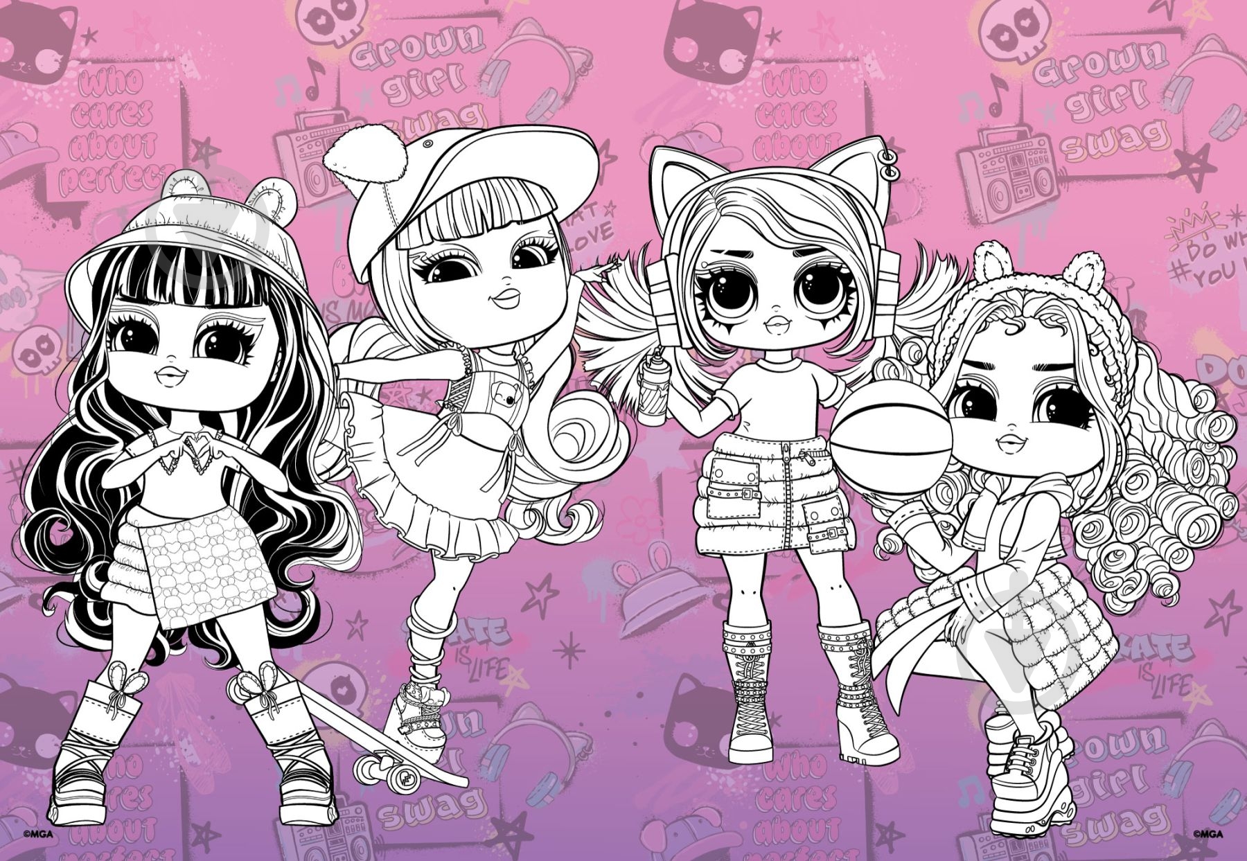 Книга-раскраска «Skate Dance 2 Tweens» - фото 3