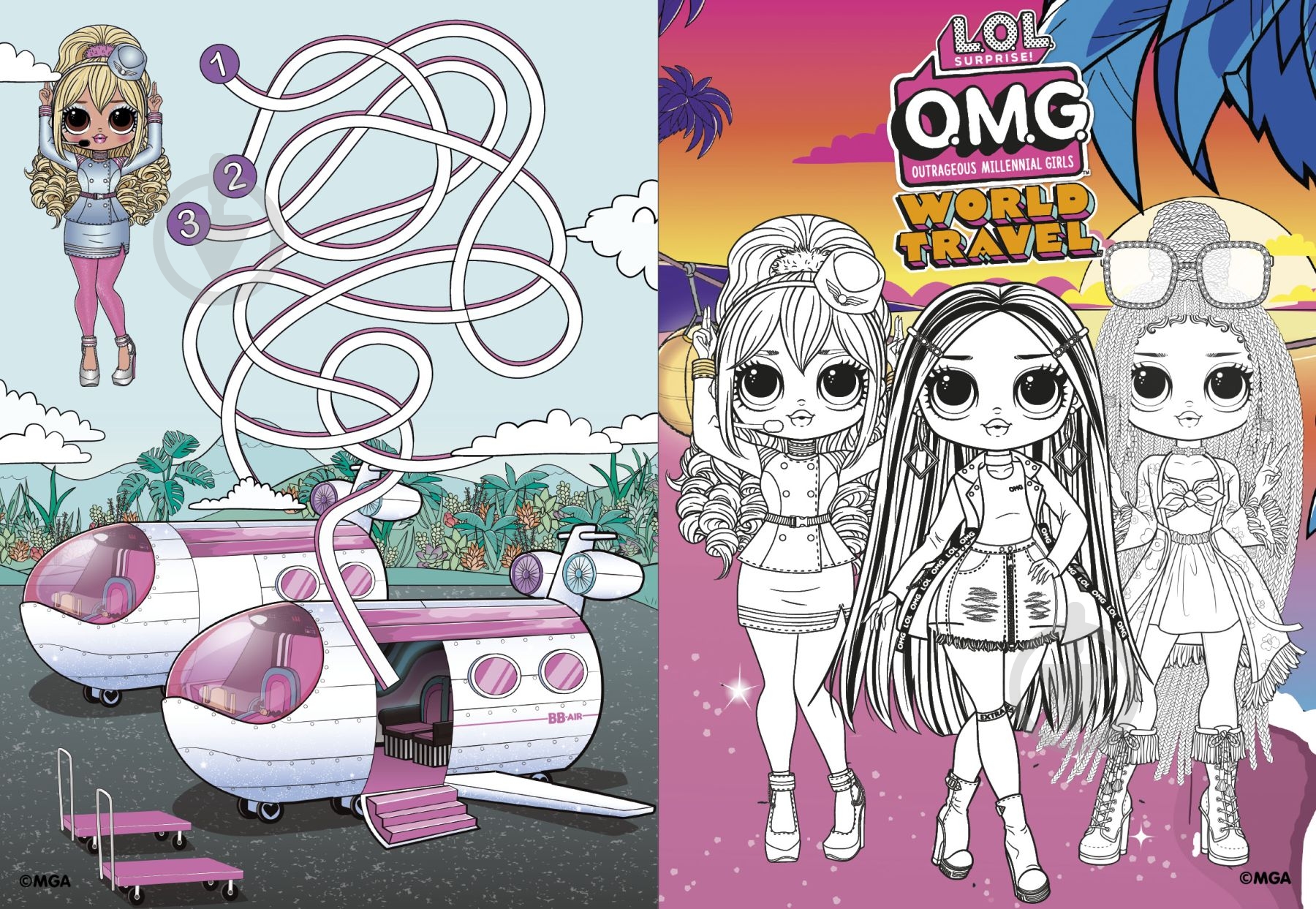 Книга-раскраска «Travel City Babe» - фото 3