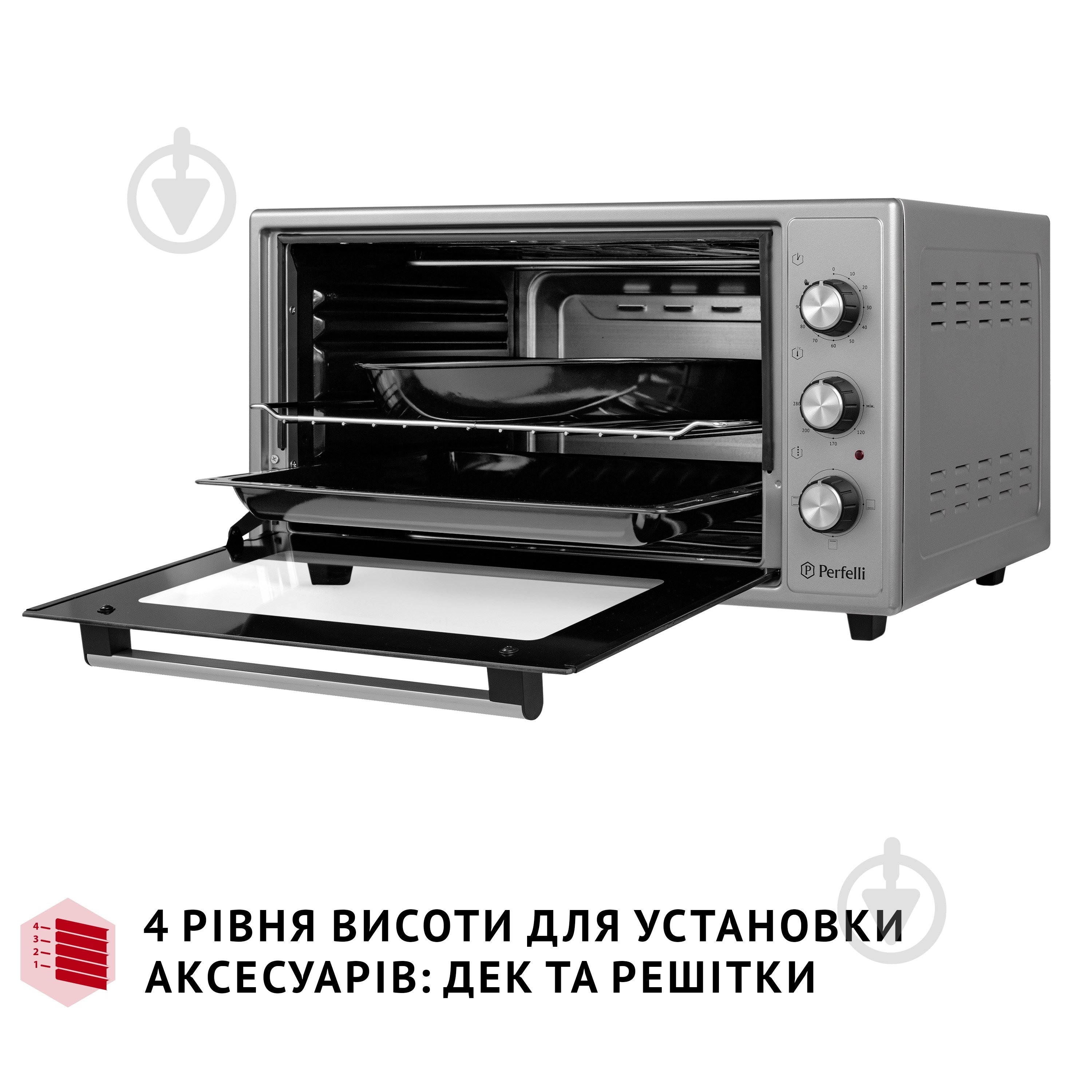 Печь Perfelli CLASSIC 48 Grey - фото 6