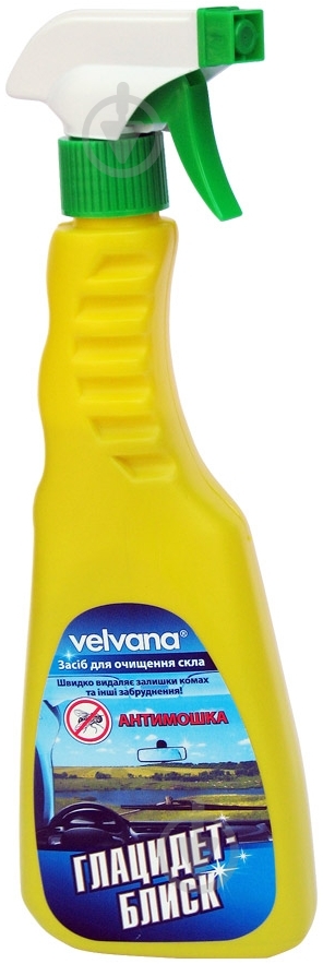 Очиститель стекол VELVANA 450 мл - фото 1 Очиститель стекол VELVANA 450 мл - фото 1