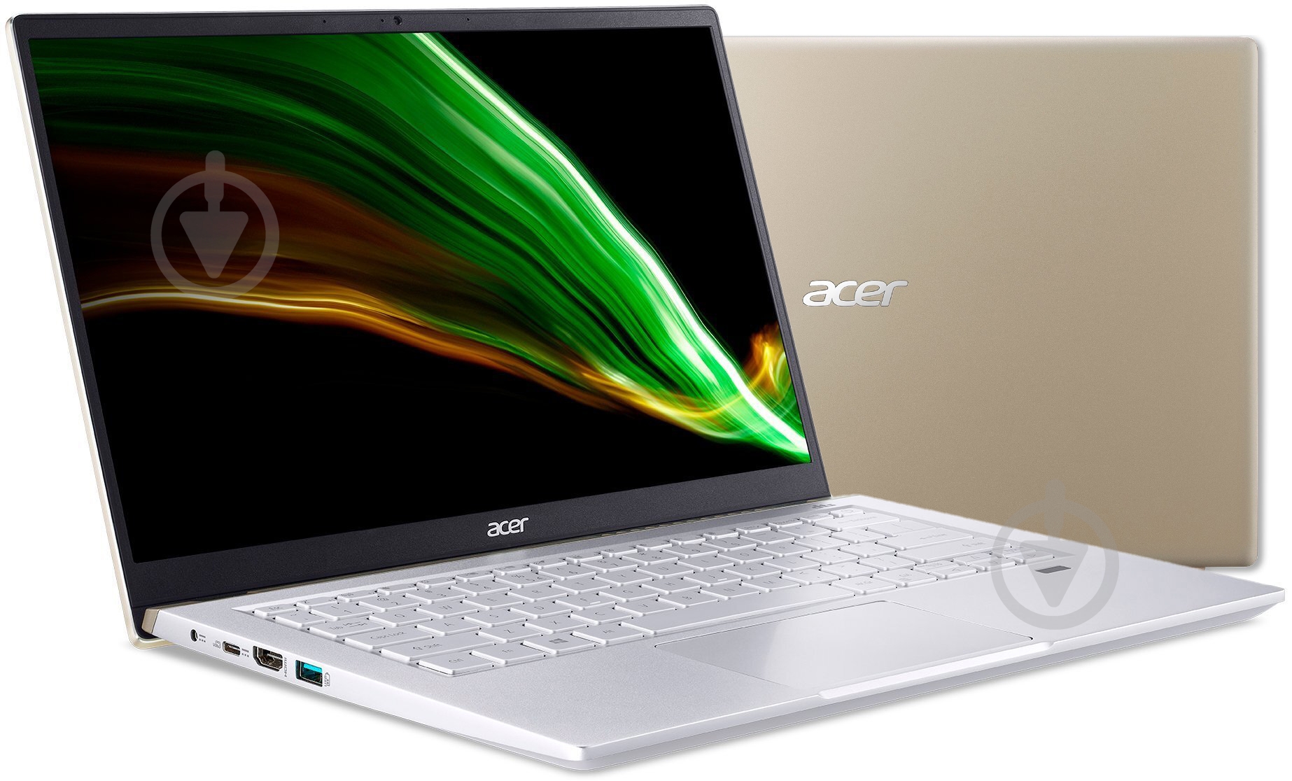 Ноутбук Acer Swift X SFX14-41G 14 (NX.AU3EU.006) gold - фото 1 Ноутбук Acer Swift X SFX14-41G 14 (NX.AU3EU.006) gold - фото 1