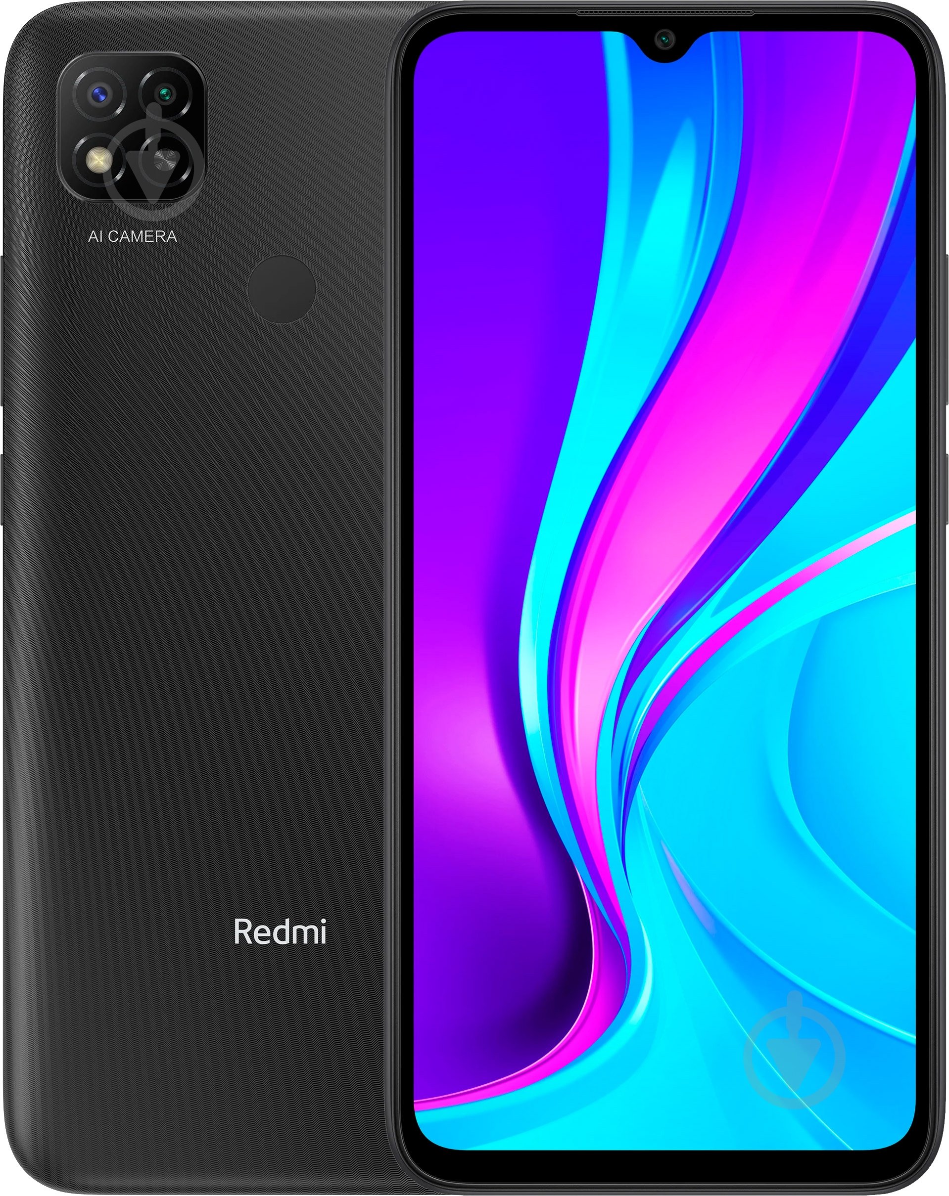 Смартфон Xiaomi Redmi 9C 2/32GB midnight gray (660922) - фото 1
