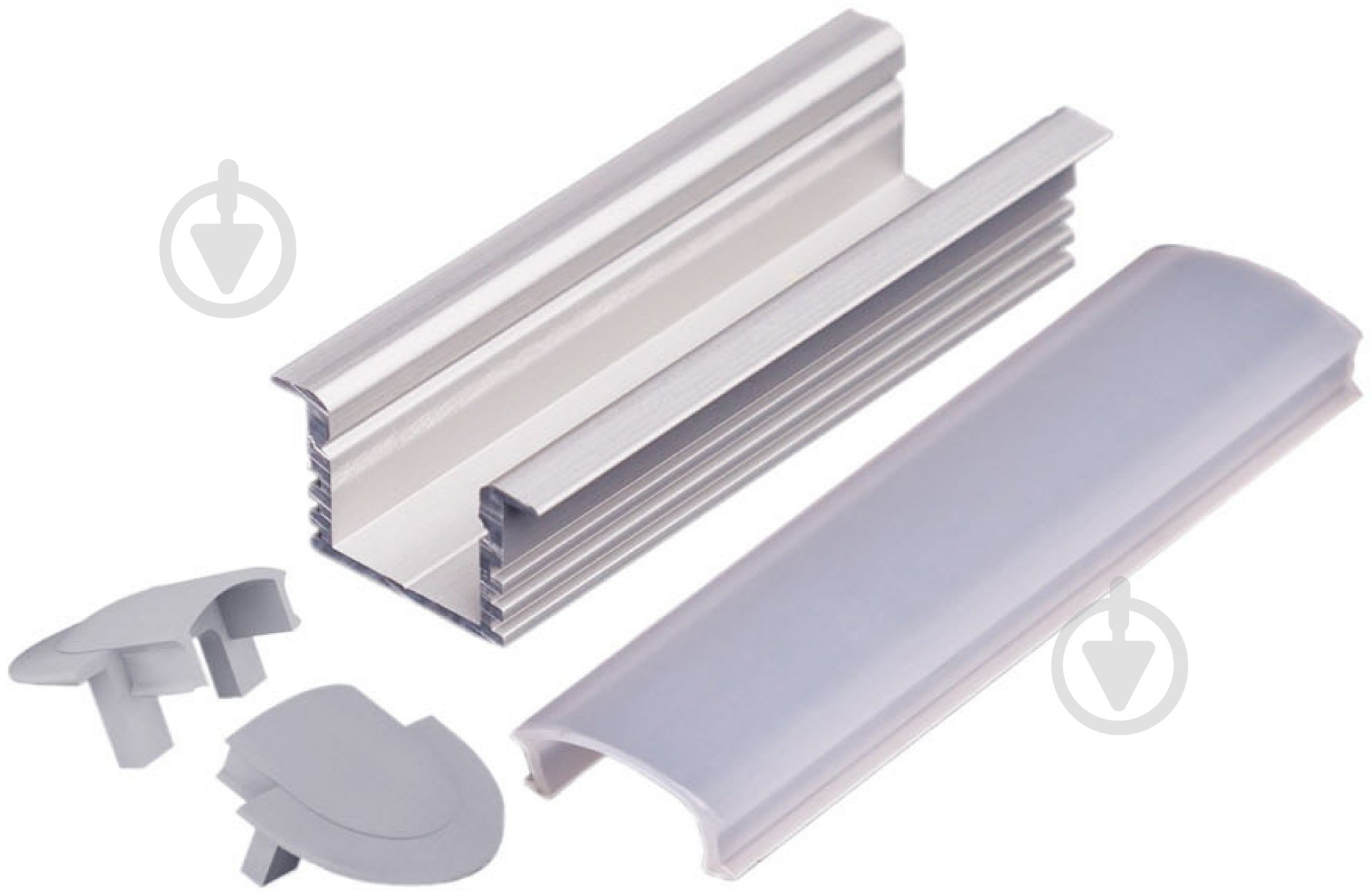 Комплект для LED-ленты ТІС врезной профиль+ матовый рассеиватель ЛПВ12-РМ 100 см - фото 1