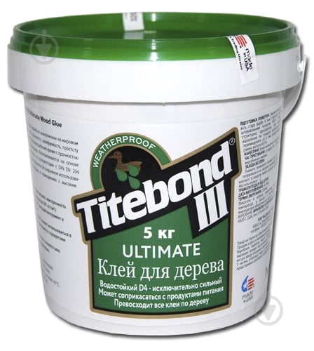 Клей для деревини Titebond III Ultimate 5 кг - фото 1
