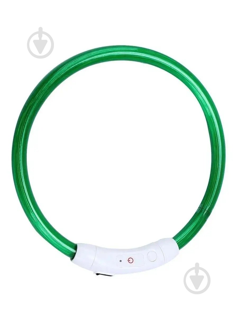 Ошейник Supretto Д 50 см зеленый (8158) - фото 2 Ошейник Supretto Д 50 см зеленый (8158) - фото 2