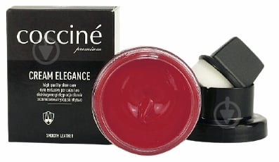 Крем для обуви COCCINE ELEGANCE 50 мл темно-красный - фото 1