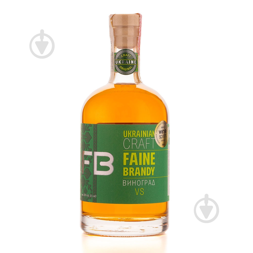Бренди Faine Brandy Grape VS 0,5 л - фото 1 Бренди Faine Brandy Grape VS 0,5 л - фото 1