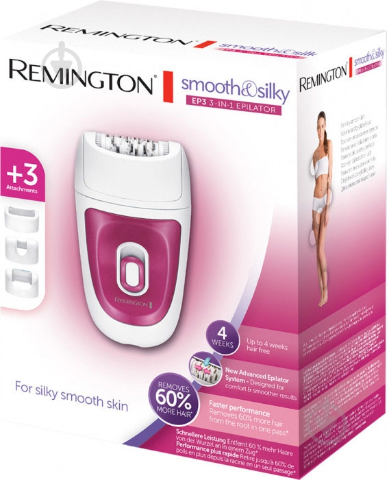 Эпилятор Remington EP7300 Smooth and Silky - фото 7 Эпилятор Remington EP7300 Smooth and Silky - фото 7