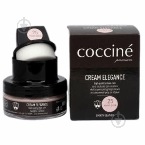 Крем для обуви COCCINE ELEGANCE 50 мл розовый - фото 1 Крем для обуви COCCINE ELEGANCE 50 мл розовый - фото 1