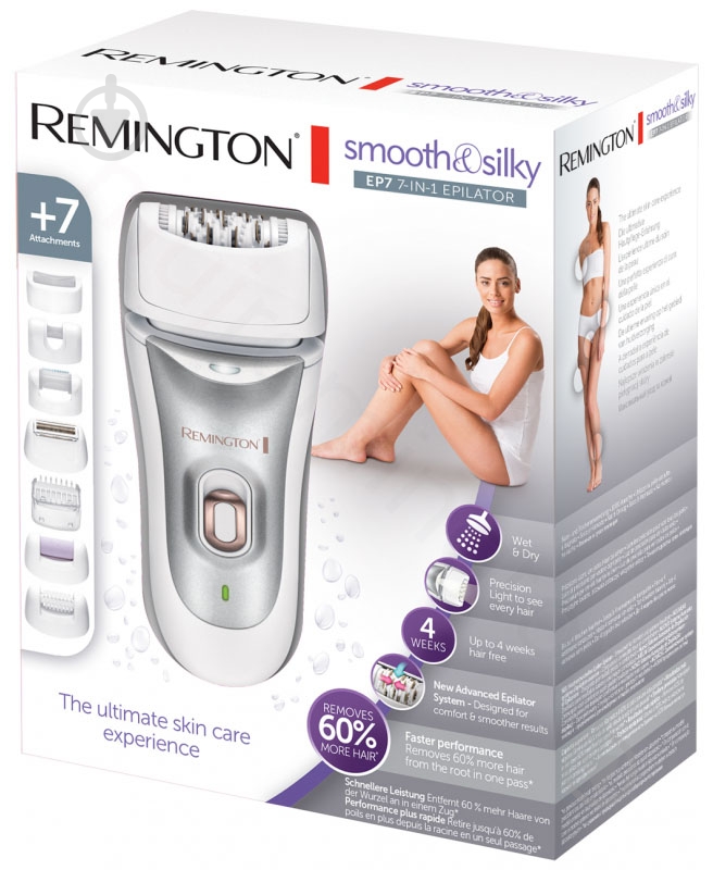 Эпилятор Remington EP7700 Smooth and Silky - фото 6 Эпилятор Remington EP7700 Smooth and Silky - фото 6