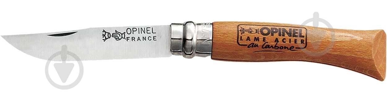 Нож складной Opinel №7 VRN (Carbone) - фото 1