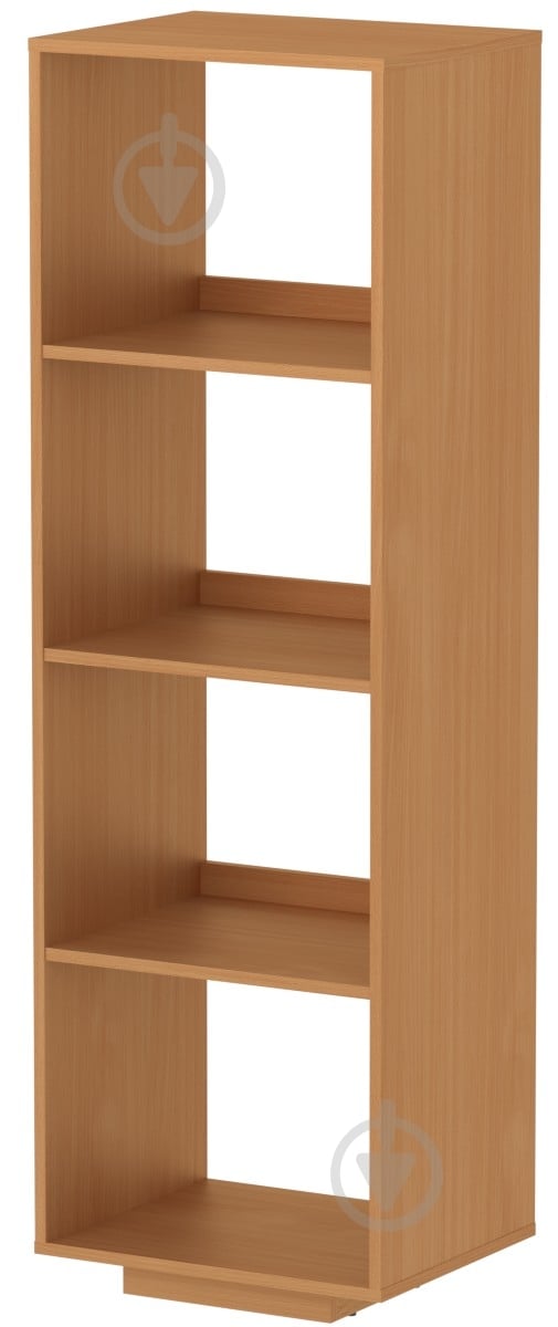 Стеллаж ДСП Компанит бук 1580x500x400 мм полка 3 шт. - фото 1
