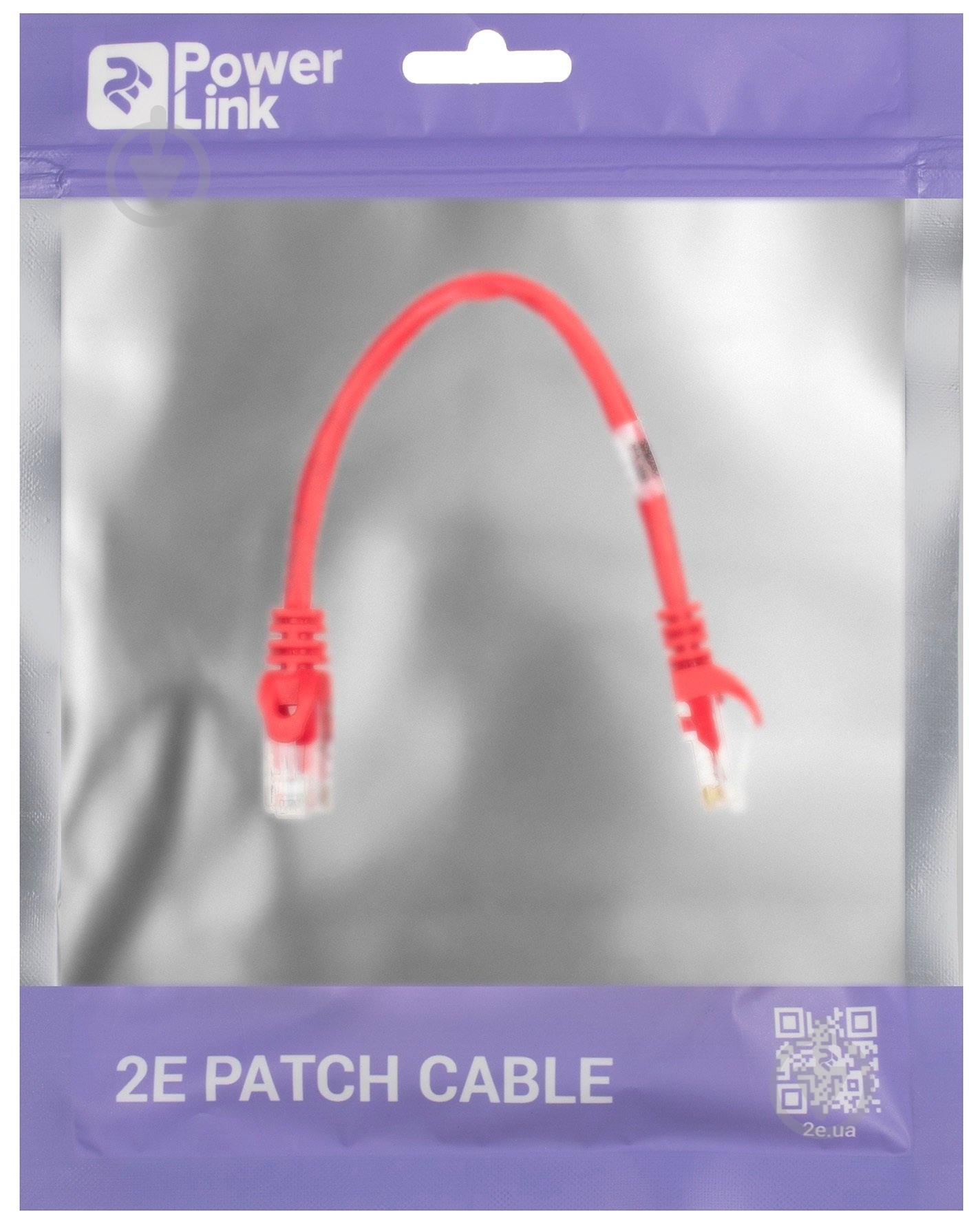 Патч-корд 2E PC5ECA - 020RD Cat 5e / RJ45 / 26AWG 0,2 м червоний - фото 3 Патч-корд 2E PC5ECA - 020RD Cat 5e / RJ45 / 26AWG 0,2 м червоний - фото 3