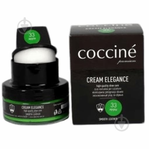 Крем для обуви COCCINE ELEGANCE 50 мл зеленое яблоко - фото 1