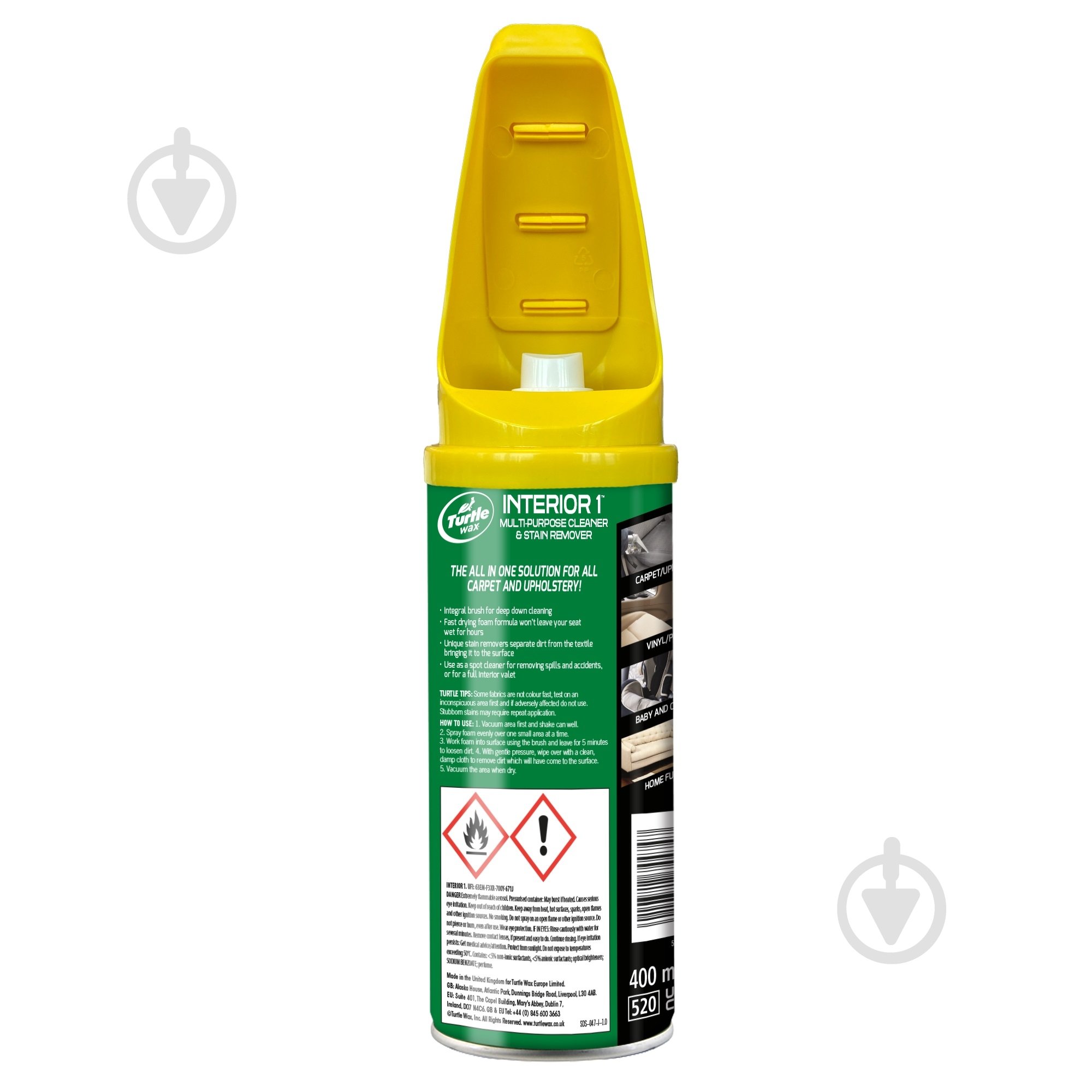 Хімчистка салону TURTLE WAX 400 мл - фото 2