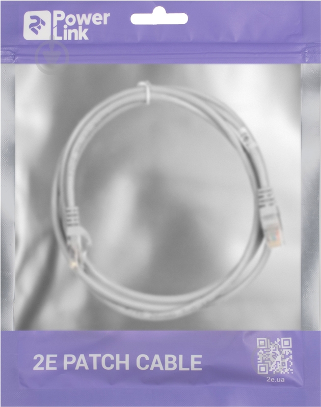 Патч-корд 2E Cat 5e UTP 26AWG 2E-PC5ECA-150GRY 1,5 м сірий - фото 3 Патч-корд 2E Cat 5e UTP 26AWG 2E-PC5ECA-150GRY 1,5 м сірий - фото 3