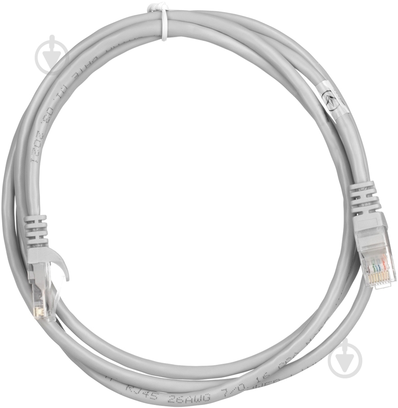 Патч-корд 2E Cat 5e UTP 26AWG 2E-PC5ECA-150GRY 1,5 м сірий - фото 2 Патч-корд 2E Cat 5e UTP 26AWG 2E-PC5ECA-150GRY 1,5 м сірий - фото 2