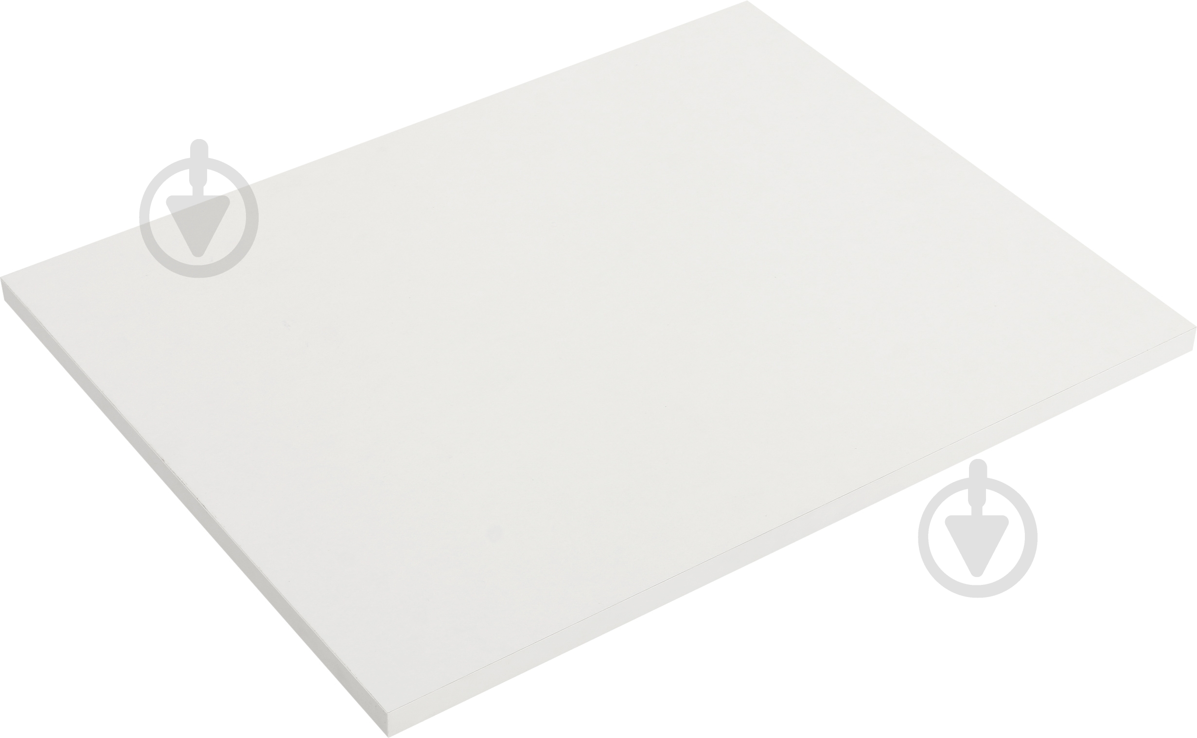 Полиця до гардеробної системи Larvij 565x435 мм ДСП LWWHWS білий - фото 1