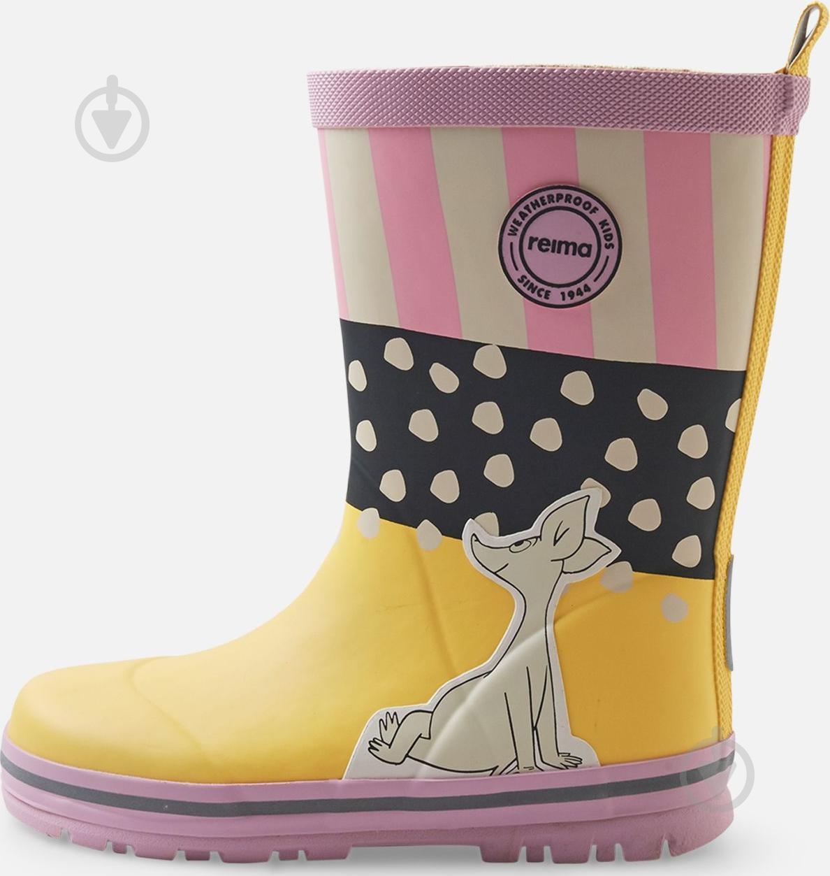 Чоботи для дівчаток Reima Magisk Moomin розмір 26 бузковий - фото 1